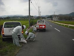 地域貢献 道路清掃