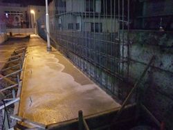 鉄筋コンクリート擁壁工事